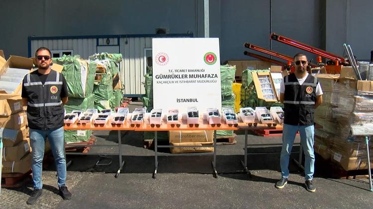 İstanbul - Ambarlı ve Mersin Limanlarında kaçak güneş gözlüğü operasyonu