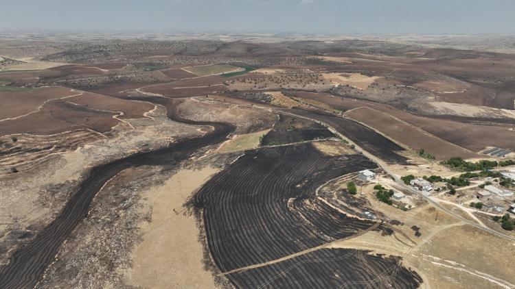 Diyarbakır Çınar’daki yangında zarar gören çiftçilere 50 ton buğday desteği