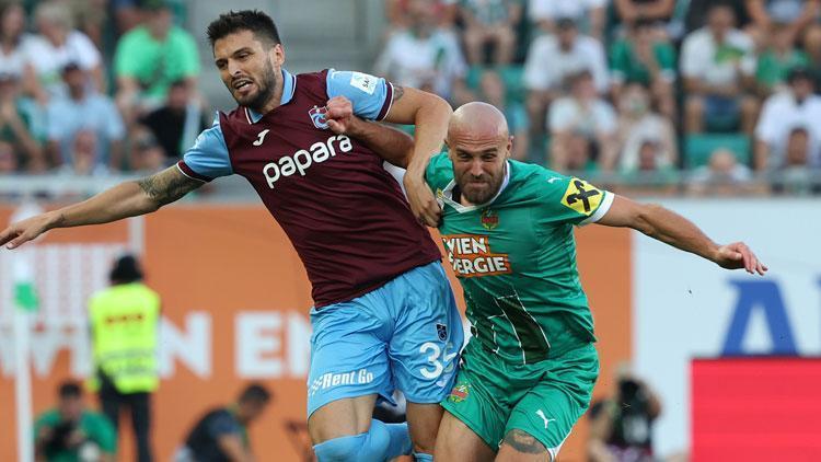 Trabzonspor, UEFA Avrupa Ligine veda etti Konferans Ligindeki rakibi... (Rapid Wien 2-0 Trabzonspor)