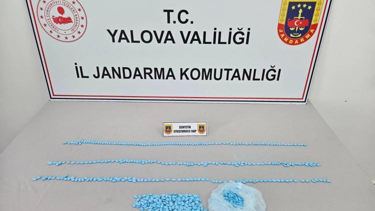 Yalovada Jandarma 500 extcy hap ele geçirdi