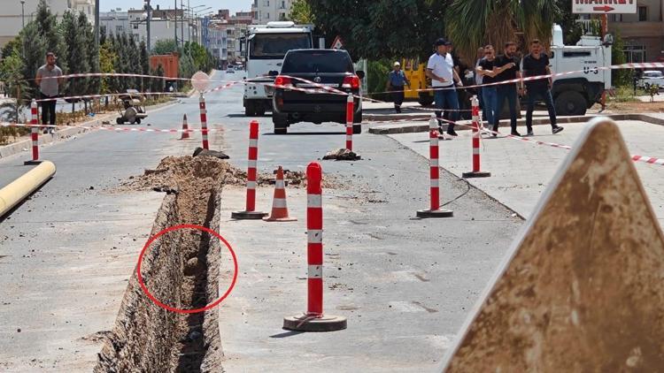 Mardin’de doğal gaz hattı çalışmasında el yapımı patlayıcı bulundu