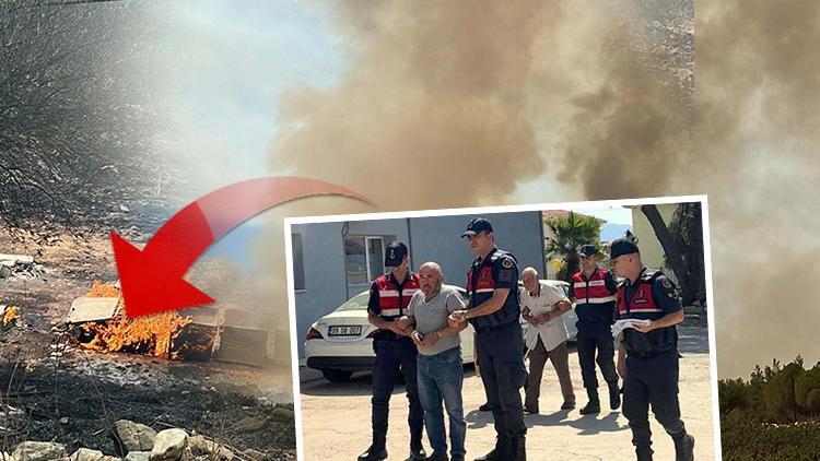 Muğlada orman yangınına neden olan baba ile oğlu tutuklanmıştı... Olay gününü böyle anlattılar