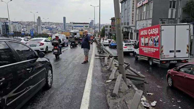 D-100de kaza Ankara yönü trafiğe kapatıldı