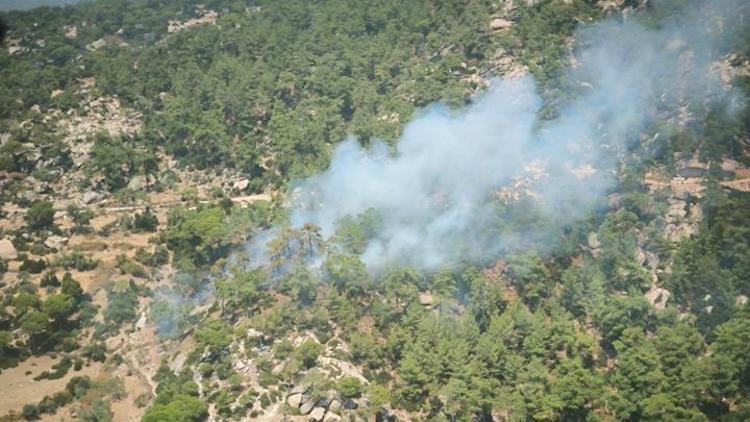 Muğla Yatağanda orman yangını