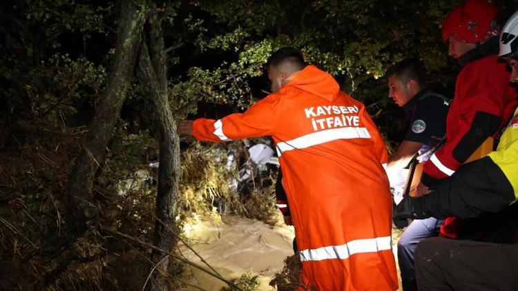 Kayseride sel felaketi Bir kişi kayıp