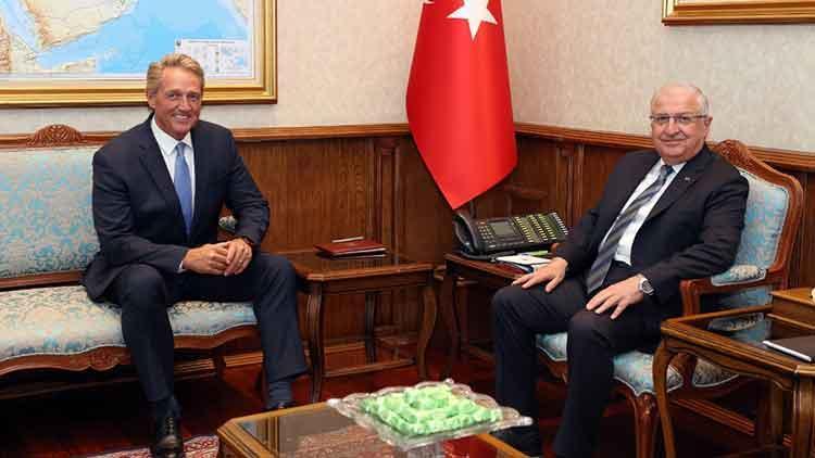 Bakan Güler, ABDnin Ankara Büyükelçisi Jeff Flake ile görüştü