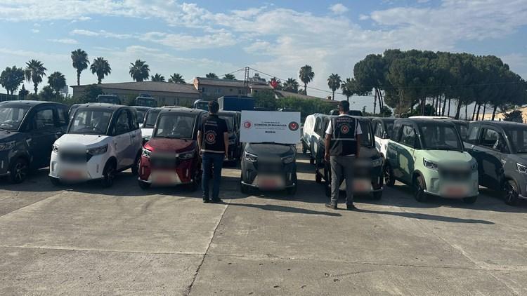 Ticaret Bakanlığı kaçak araçları yakaladı Ticaret Bakanlığı kaçak araçları yakaladı