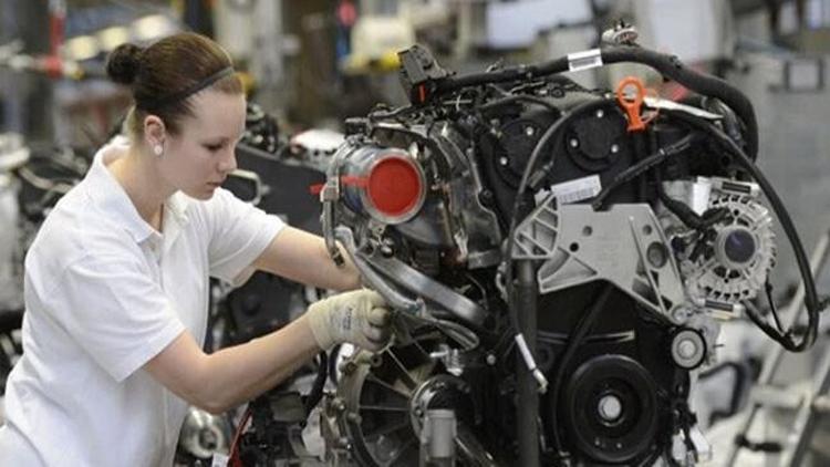 Almanyada sanayi üretimi yükseldi