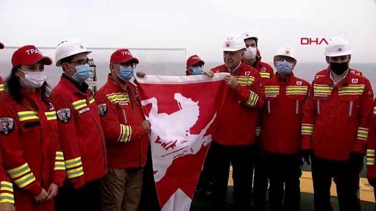 Cumhurbaşkanı Erdoğan, Fatih sondaj gemisinde müjdeyi açıkladı