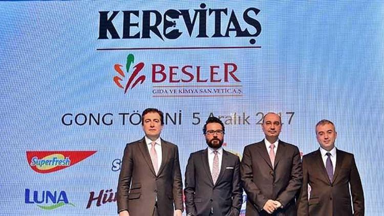 Borsada gong Kerevitaş için çaldı