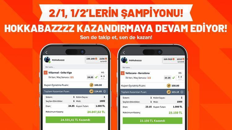 Misli yazarı Hokkabazzzz şov yaptı İY2/MS1 ve İY1/MS2 iddaa tercihleriyle kuponlar kazandırdı...