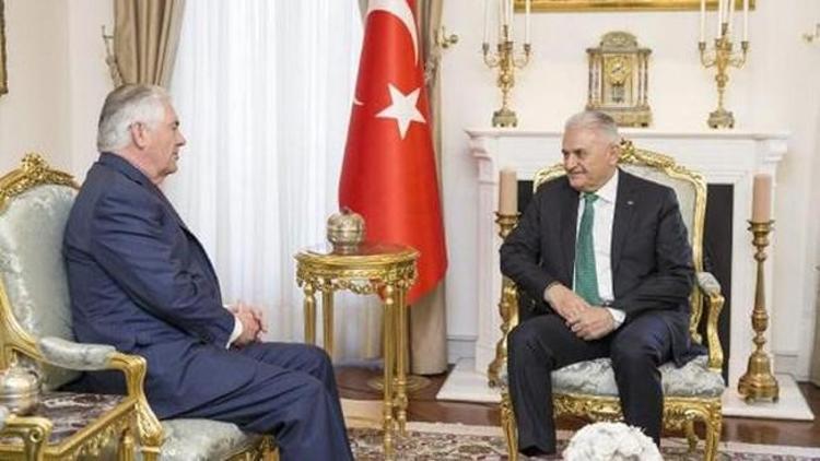 Yıldırım ile Tillerson DEAŞ ve FETÖyü görüştü