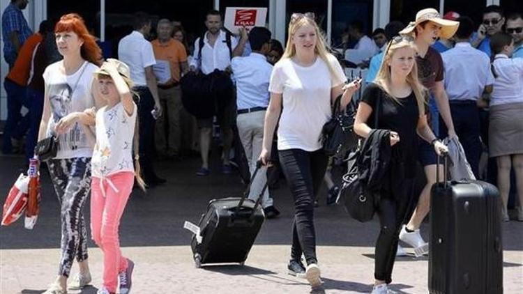 Rus turist sayısında büyük düşüş
