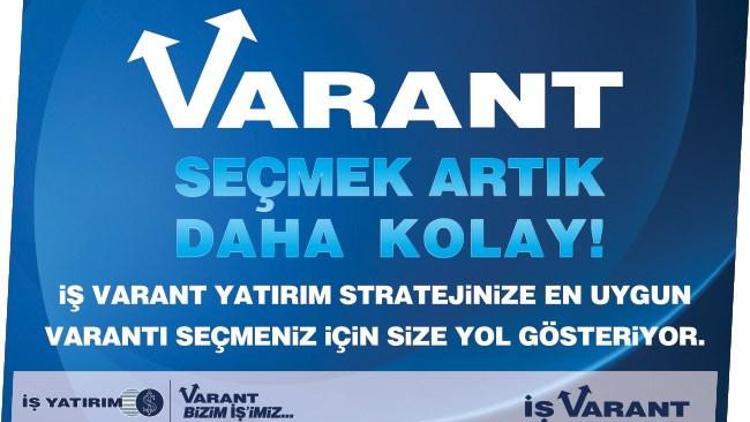 Varant seçmek artık daha kolay