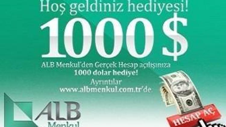 Hoşgeldin hediyesi 1000 dolar