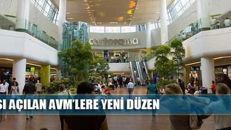 AVM`lere düzen