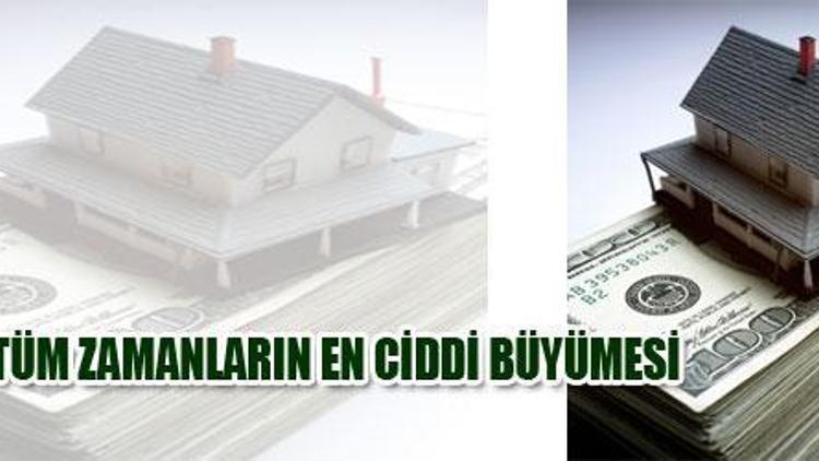 Kredide ciddi büyüme