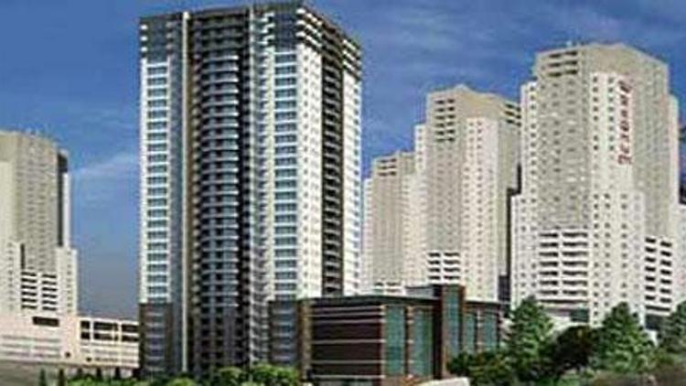 Babacan Yapı tarafından yapılan Beylikdüzü Crown Tower`da 500 lira taksitle