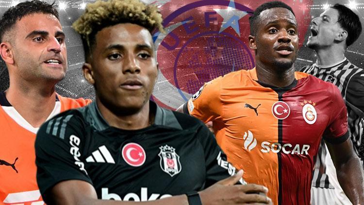 Galatasaray, Beşiktaş, Trabzonspor ve Başakşehirin maçları sonrası ülke puanı sıralaması nasıl şekillendi Farkı açtık, Çekyayı takibe devam...