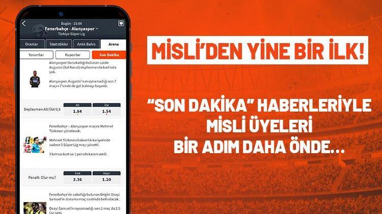 Misli’den yine bir ilk “Son Dakika” haberleriyle Misli üyeleri bir adım daha önde…