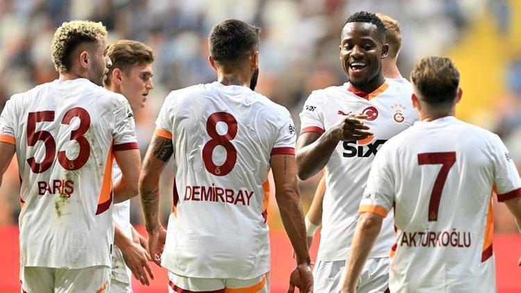 Galatasaraydan Adana Demirspor kalesine 37 dakikada 4 gol Rekabet tarihinde bir ilk yaşandı