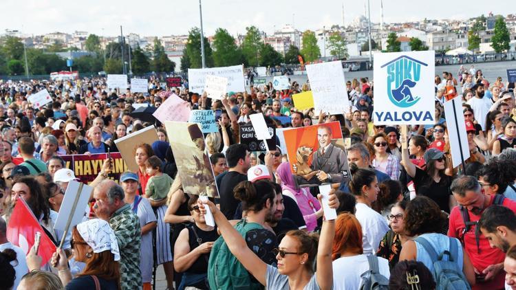 Hayvanseverler Yenikapıda buluştu