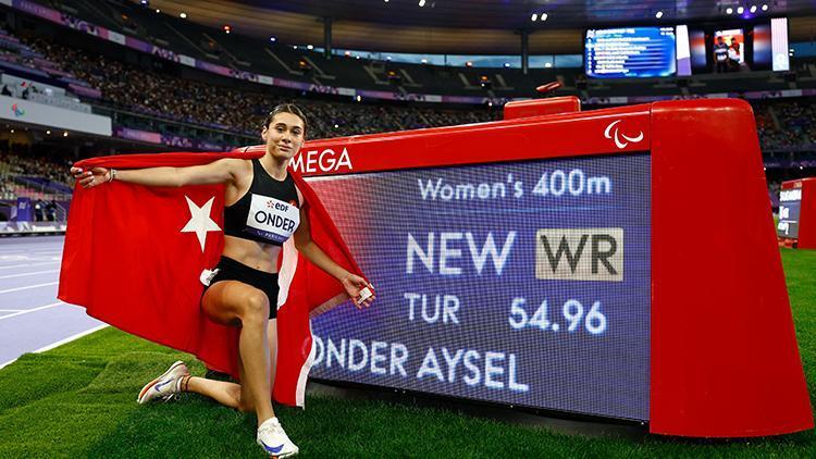 Milli sporcu Aysel Önderden dünya ve paralimpik rekoru