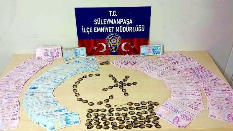 Tekirdağ’da kuyumculara sahte altın satan 2 şüpheli yakalandı