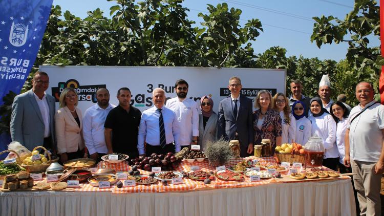 Bursa 3üncü Uluslararası Gastronomi Festivalinin lansmanı incir bahçesinde yapıldı