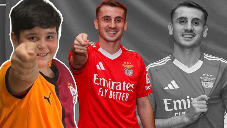 Kerem Aktürkoğlunun gidişine üzülen 10 yaşındaki Galatasaraylı Rüzgar: Benfica taraftarları ona çok iyi baksın...