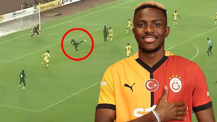 Nijerya - Benin maçında Osimhenden şık gol Oyuna girdikten 6 dakika sonra attı