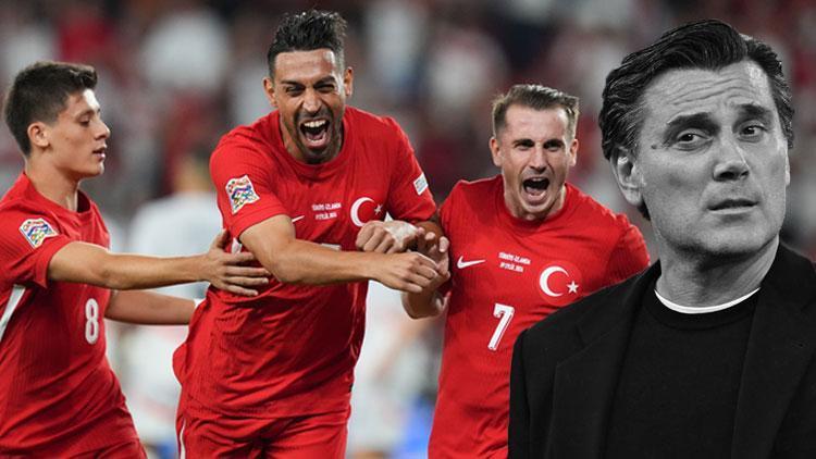 Türkiye - İzlanda maçında Montella inadından döndü, 77. saniyede gol geldi Kerem Aktürkoğlu tarihe geçti