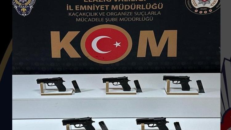 Elazığ’da silah kaçakçılığı operasyonunda 6 tutuklama