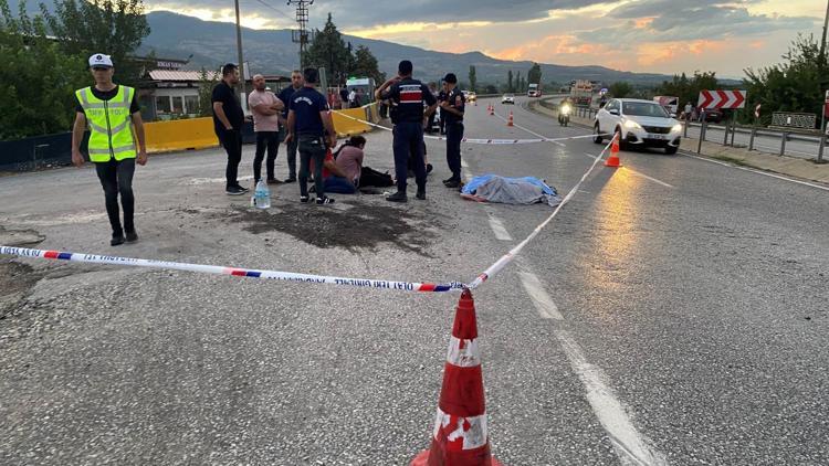 Manisa’da otomobilin çarptığı yaya öldü