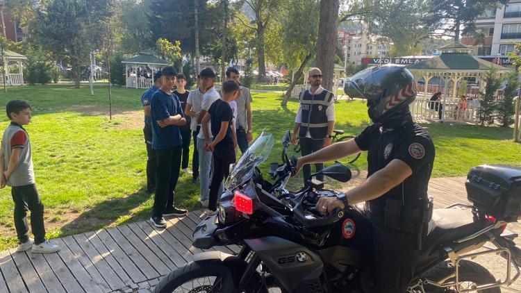 Tokatta polis ekipleri okul çevrelerini denetledi