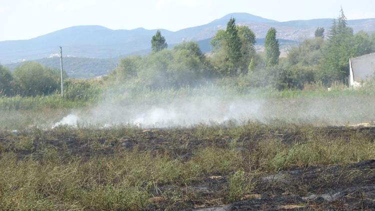 Kütahya’da arazi yangını