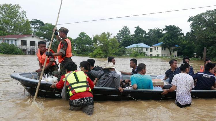 Myanmarda sel felaketi: Can kaybı artıyor...