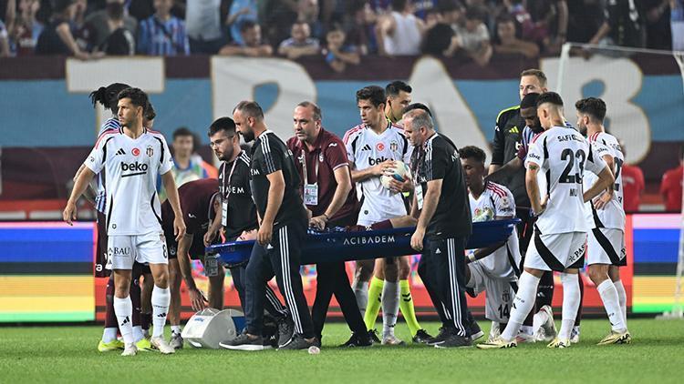 Trabzonspor - Beşiktaş maçında korku dolu anlar