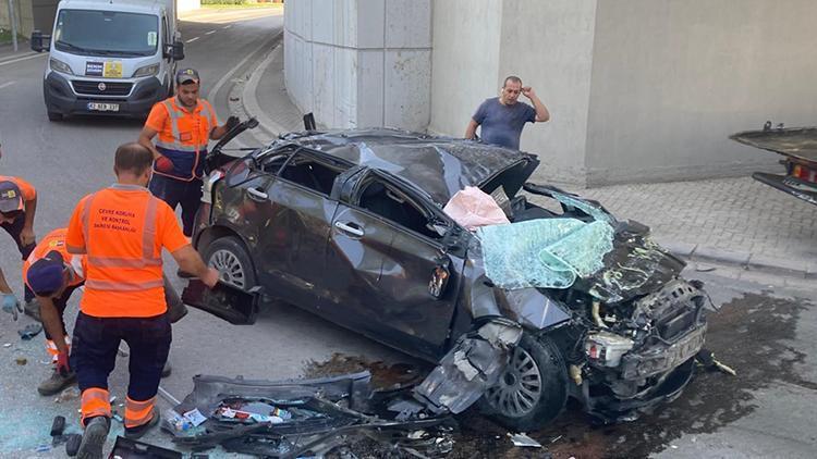 Otomobiliyle köprüden uçan genç kadın hayatını kaybetti