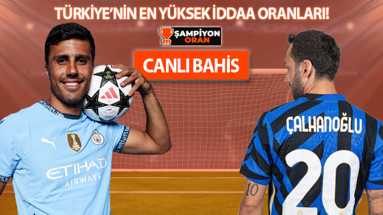 Hakan Çalhanoğlu, Etihadda Manchester Cityye karşı Şampiyonlar Ligi iddaa oranları, çarpıcı istatistikler...