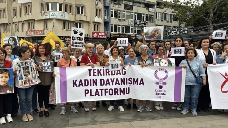 Tekirdağlı kadınlardan, Narin ve S.Y. protestosu