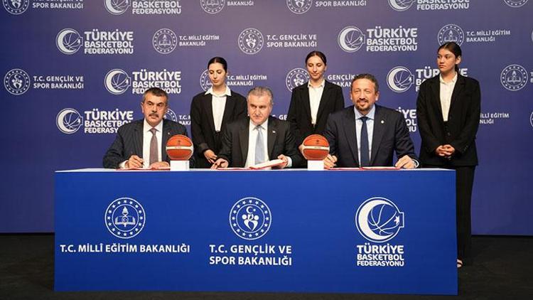 Basketbol Spor Lisesi için imzalar atıldı... ‘Yeteneğe göre eğitim hayalimdi