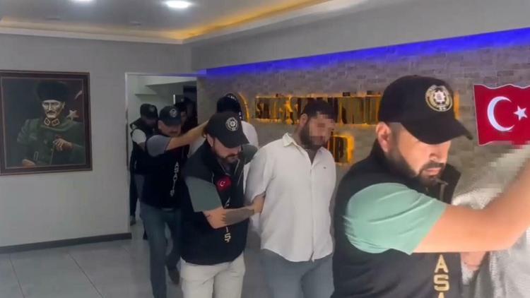 İzmirde Doğanlar çetesi operasyonunda 9 gözaltı