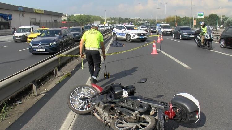 İstanbul - Bakırköy D-100 Karayolunda motosiklet kazası: 1 ölü