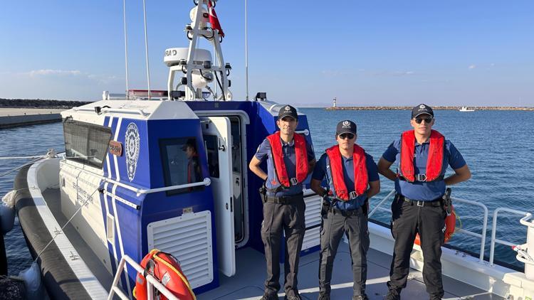 Edirnede deniz polisi göreve başladı