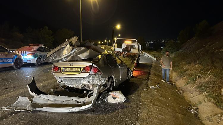 Direksiyon hakimiyetini kaybettiği otomobilden fırlayan sürücü öldü