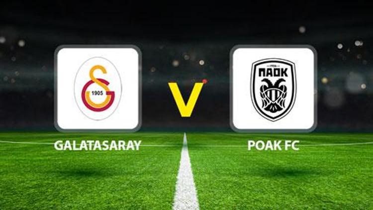 GALATASARAY PAOK CANLI YAYIN EKRANI 🔴 || GS - Galatasaray PAOK maçı