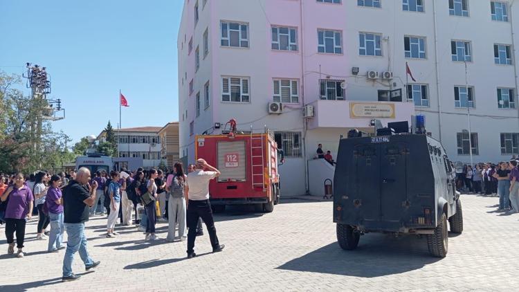 Mardin’de okulun trafosunda yangın