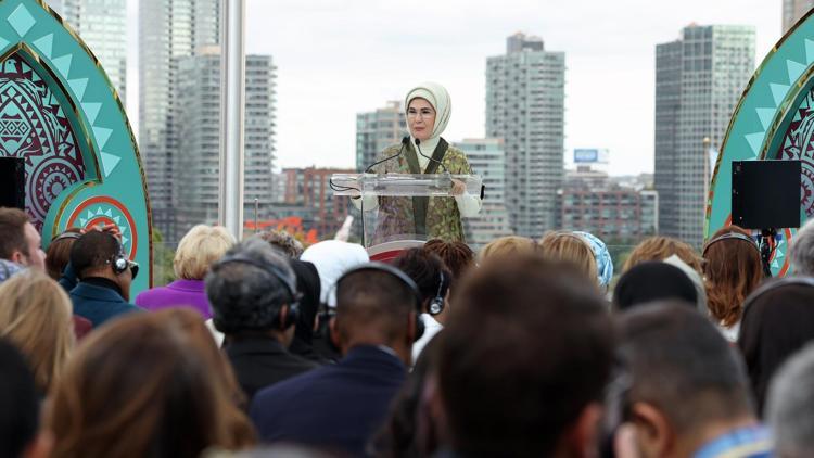 Emine Erdoğandan New York’taki Afrika programıyla ilgili paylaşım