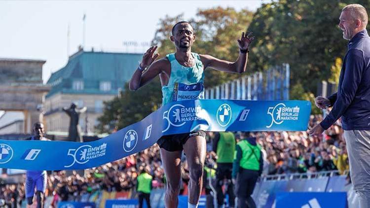 Berlin Maratonu’nda zafer Etiyopyalı Mengesha’nın